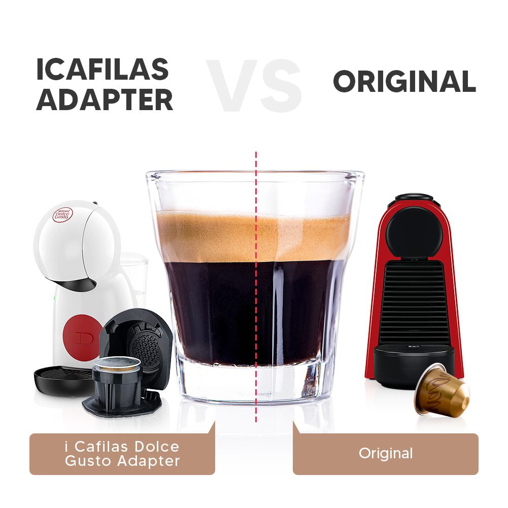 NEW ICafilas Adapter for Dolce Gusto PICCOLO XS/Genio S Machine Reusable Capsule Refillable Cafetera Expreso Coffee