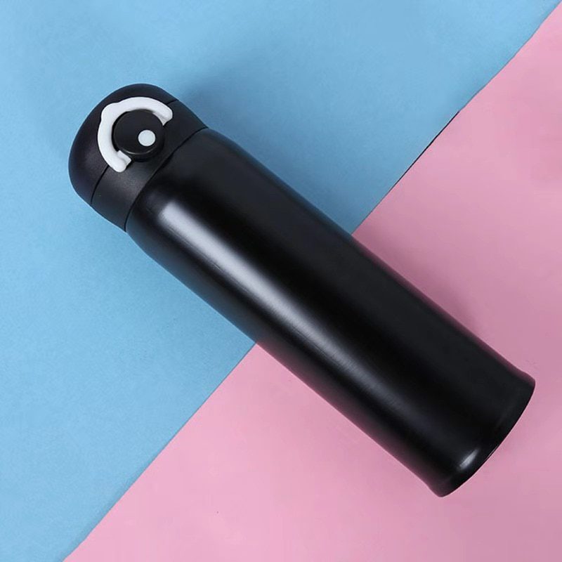 NEW Steel Double Wall Thermal Cup Travel Mug Water Thermos Bottle Vacuum Cup School Home Tea Coffee Drink Bottle