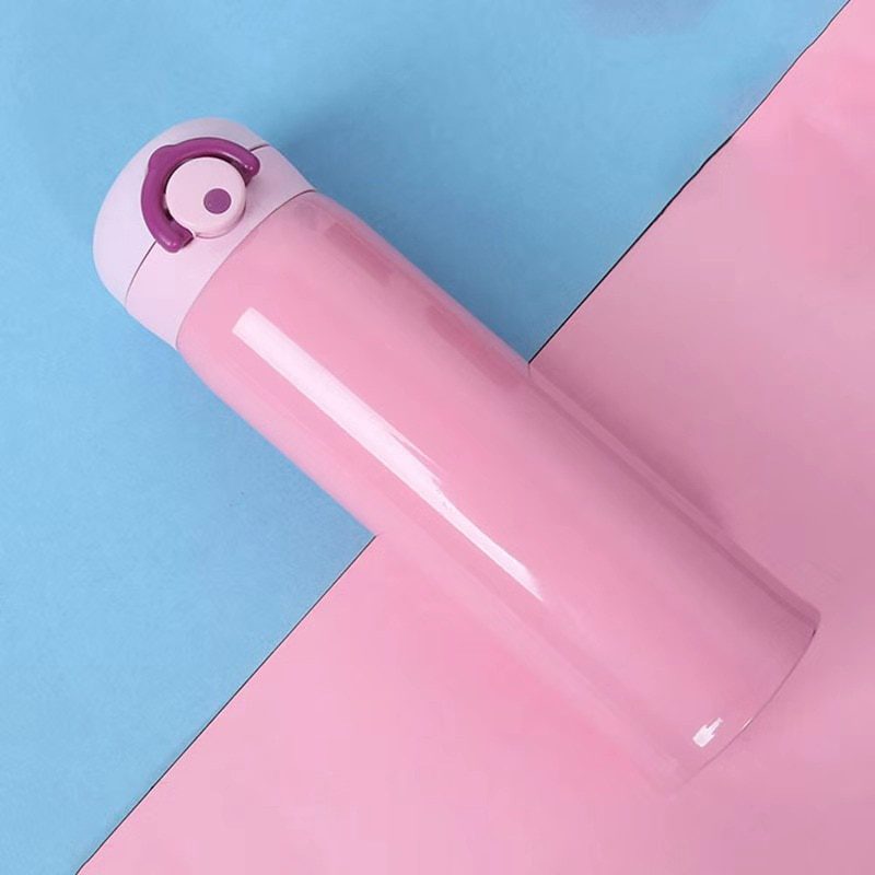 NEW Steel Double Wall Thermal Cup Travel Mug Water Thermos Bottle Vacuum Cup School Home Tea Coffee Drink Bottle