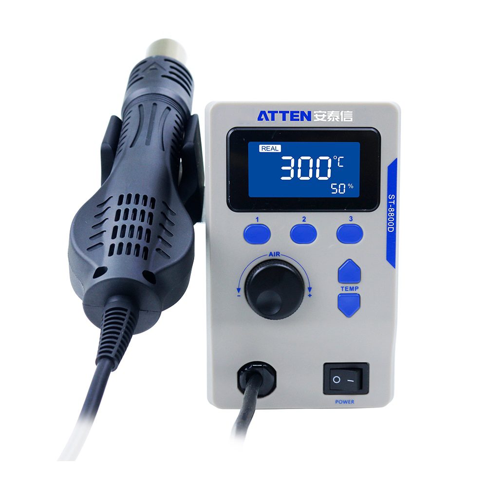 NEW 800W ST-8800D Heat Gun Adjustable Temperature  Air Volume Anti-Static Hot Air Station BGA Solder Rework Station 110/220V