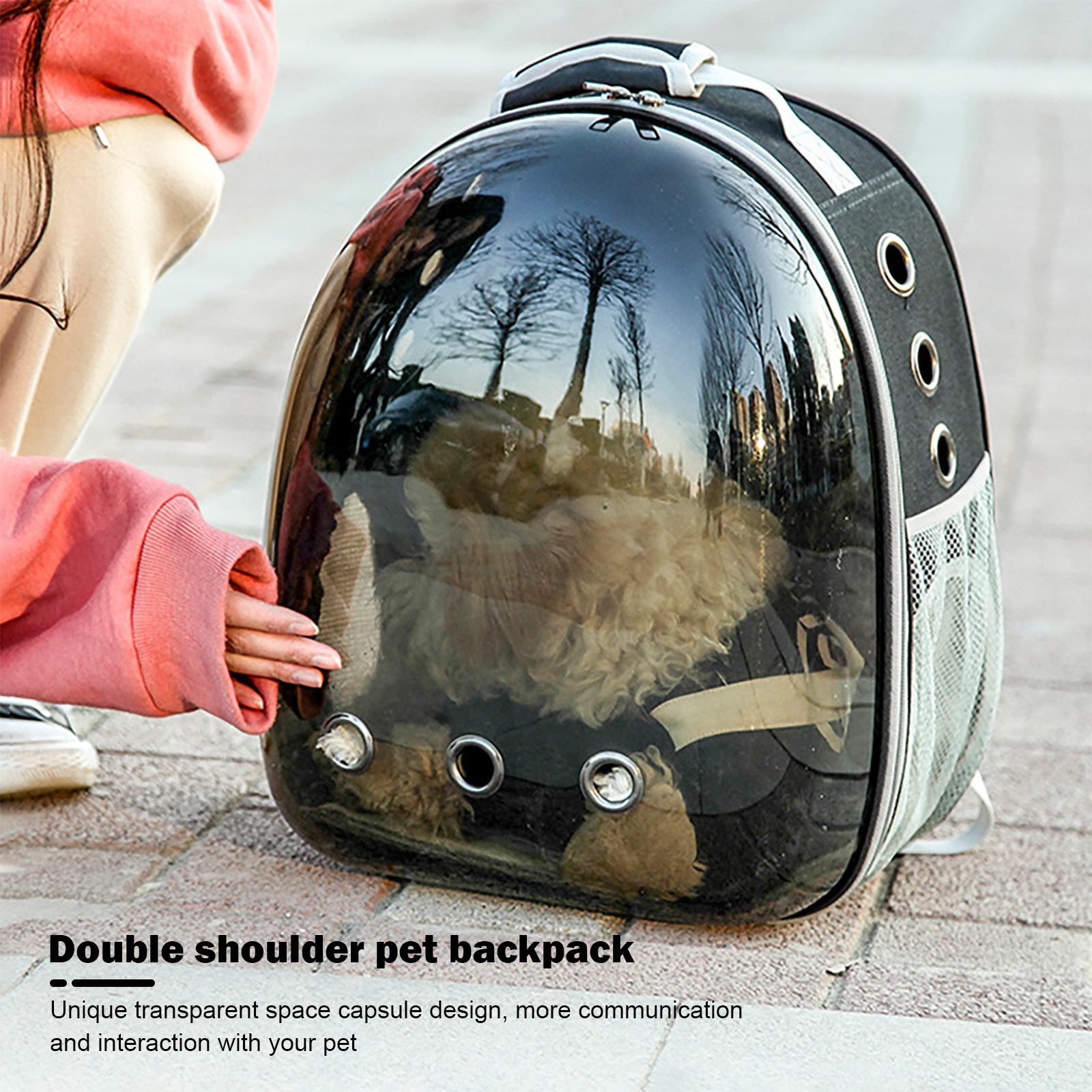 NEW Pet Carrier Backpack Bubble Cats Puppies Pet Cat Dog Carrying Bag Backpack Large Space for Travel Hiking Outdoor