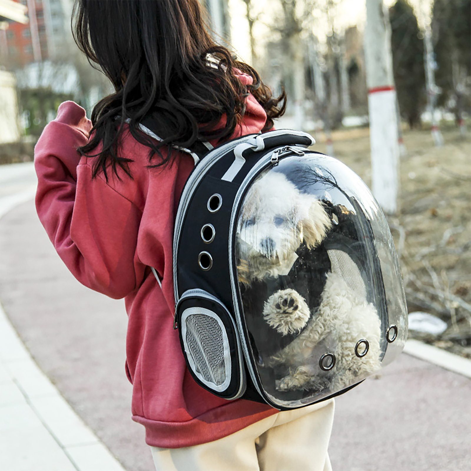 NEW Pet Carrier Backpack Bubble Cats Puppies Pet Cat Dog Carrying Bag Backpack Large Space for Travel Hiking Outdoor