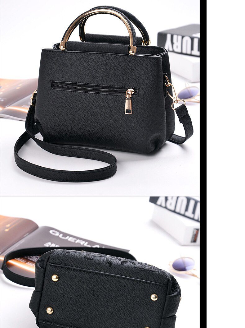 NEW Women Small Bag Female EmbroideryPU Leather Designer Bag 2019 Fashion New Flower Shoulder Bag Women's Handbag