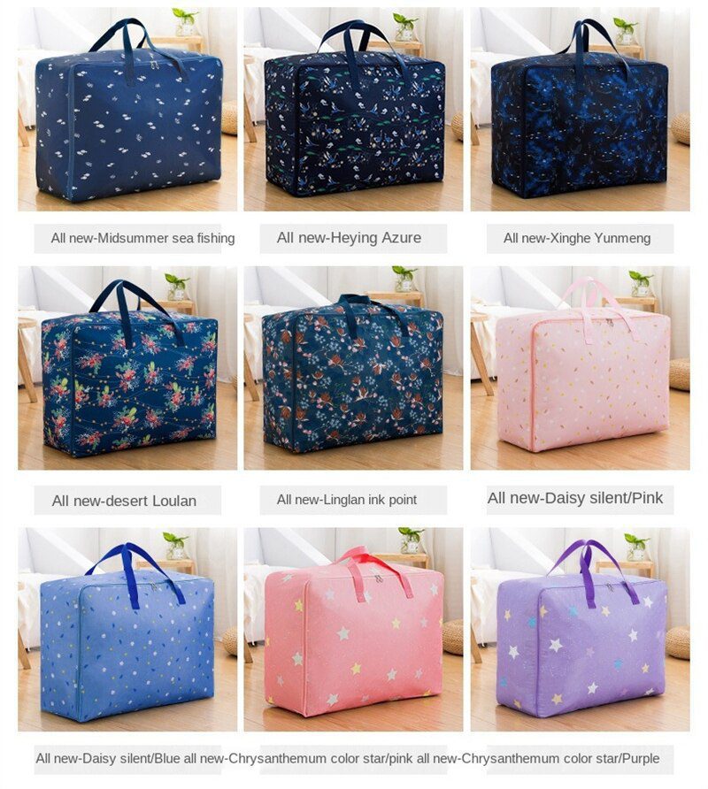 NEW Clothing Quilt Storage Bag Oxford Cloth Home Organization Dust-proof Blanket Holder Underbed Organizer Packaging Bags Closet