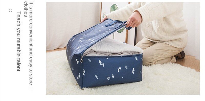 NEW Clothing Quilt Storage Bag Oxford Cloth Home Organization Dust-proof Blanket Holder Underbed Organizer Packaging Bags Closet