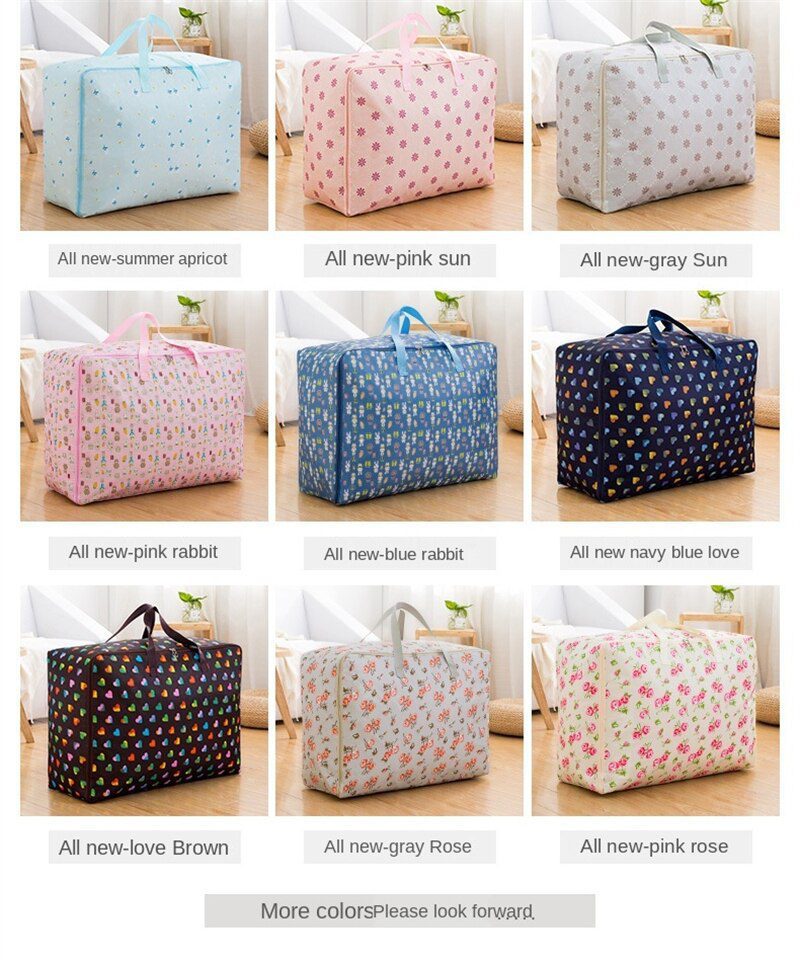 NEW Clothing Quilt Storage Bag Oxford Cloth Home Organization Dust-proof Blanket Holder Underbed Organizer Packaging Bags Closet