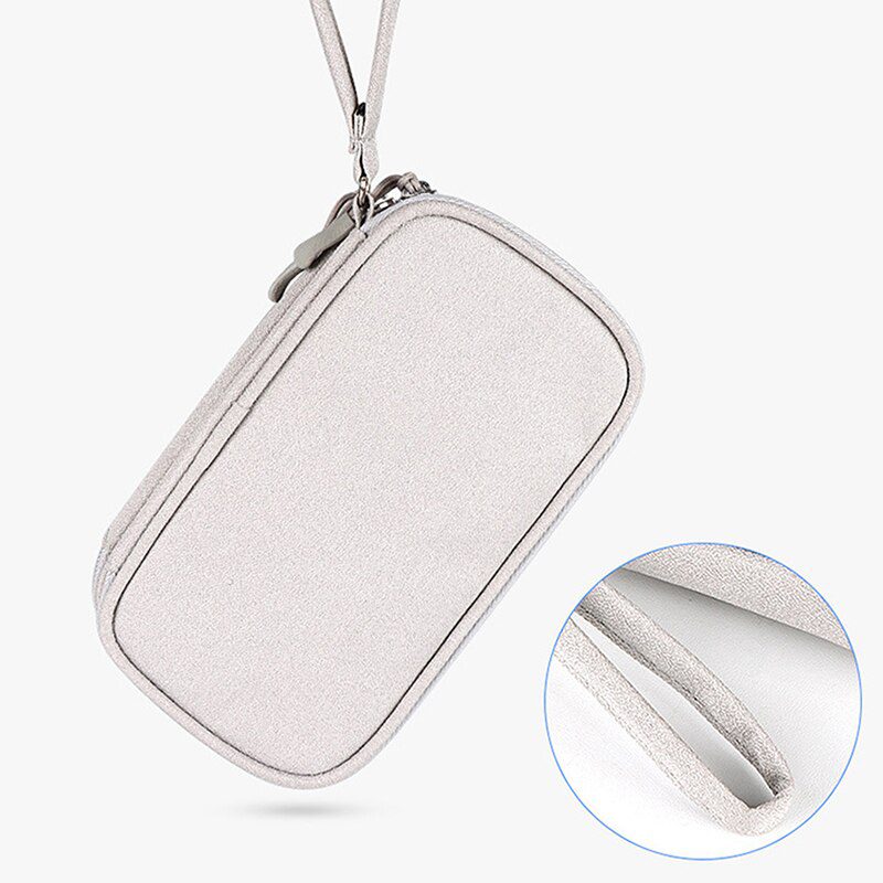 NEW Portable Power Bank Bag USB Gadgets Cables Wires Organizer Hard Disk Protection Storage Bag Sac de rangement en fil de fer