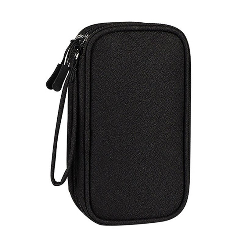 NEW Portable Power Bank Bag USB Gadgets Cables Wires Organizer Hard Disk Protection Storage Bag Sac de rangement en fil de fer