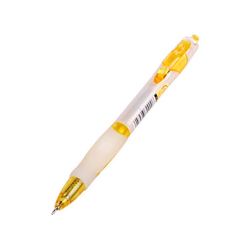 2 pcs Simple Exclamation Mark Grisp Fruit Smell Ball Ballpoint Pen 0.38mm Student Stationery School Office Supply