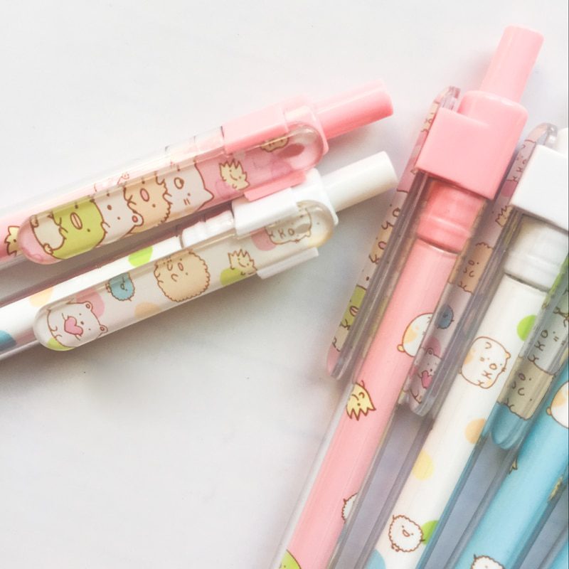 3X Cute Sushi Family Press Automatic Mechanical Pencil With Eraser School Office Supply Student Stationery