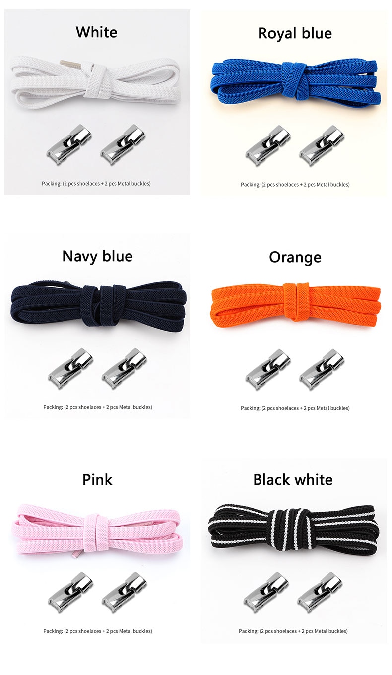 2022 Elastic Laces Sneakers Cross Locks Quick Shoelaces Without ties Kids Adult No Tie Shoelace Rubber Bands Shoes Accessories