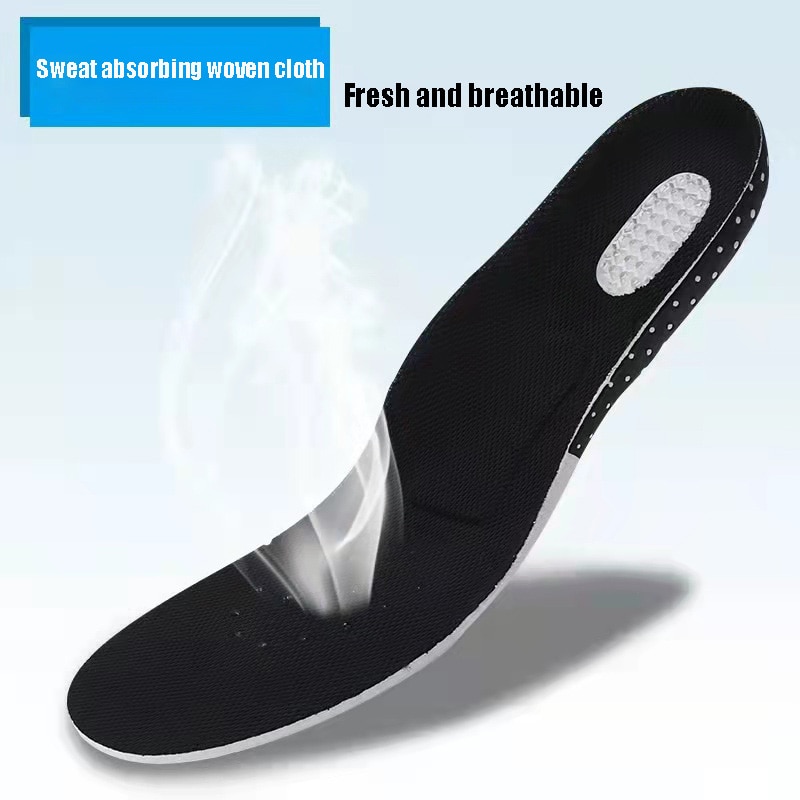 Silicone Sport Insoles Orthotic Arch Support Sport Shoe Pad Running Gel Insoles Men Women Orthotic Breathable Running Cushion