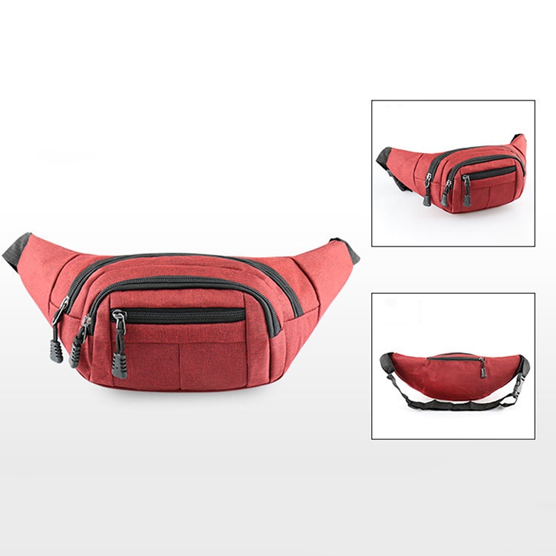 Hip Belly Banana Bum Chest Belt For Men Women Waist Bag Male Female Fanny Pack Pouch Murse Purse Kidney Row Bumbag