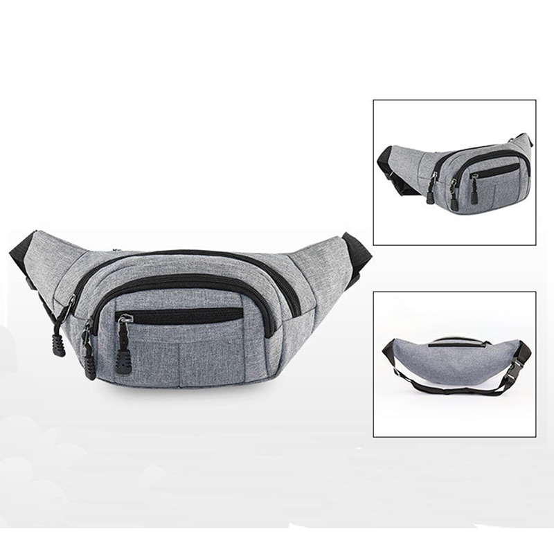 Hip Belly Banana Bum Chest Belt For Men Women Waist Bag Male Female Fanny Pack Pouch Murse Purse Kidney Row Bumbag