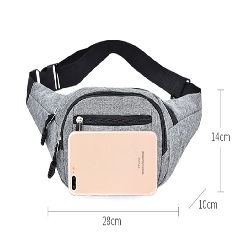 Hip Belly Banana Bum Chest Belt For Men Women Waist Bag Male Female Fanny Pack Pouch Murse Purse Kidney Row Bumbag