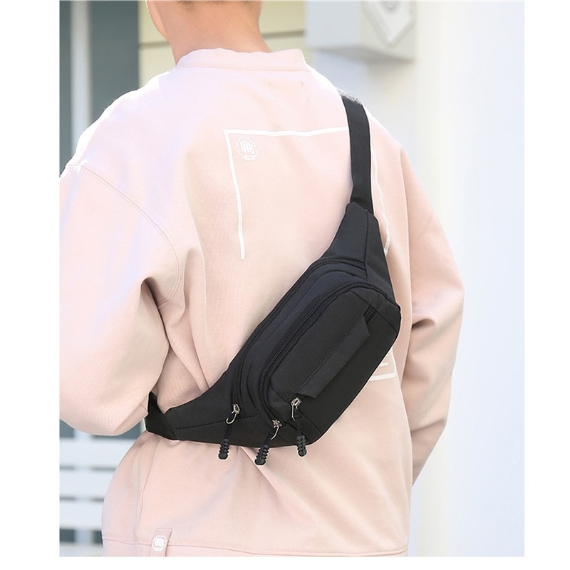 Hip Belly Banana Bum Chest Belt For Men Women Waist Bag Male Female Fanny Pack Pouch Murse Purse Kidney Row Bumbag