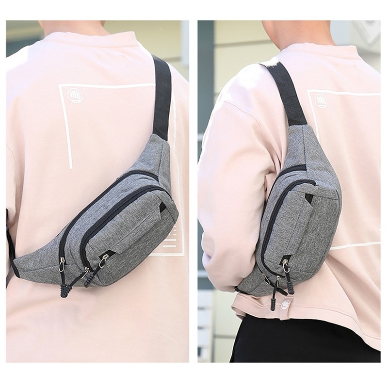 Hip Belly Banana Bum Chest Belt For Men Women Waist Bag Male Female Fanny Pack Pouch Murse Purse Kidney Row Bumbag