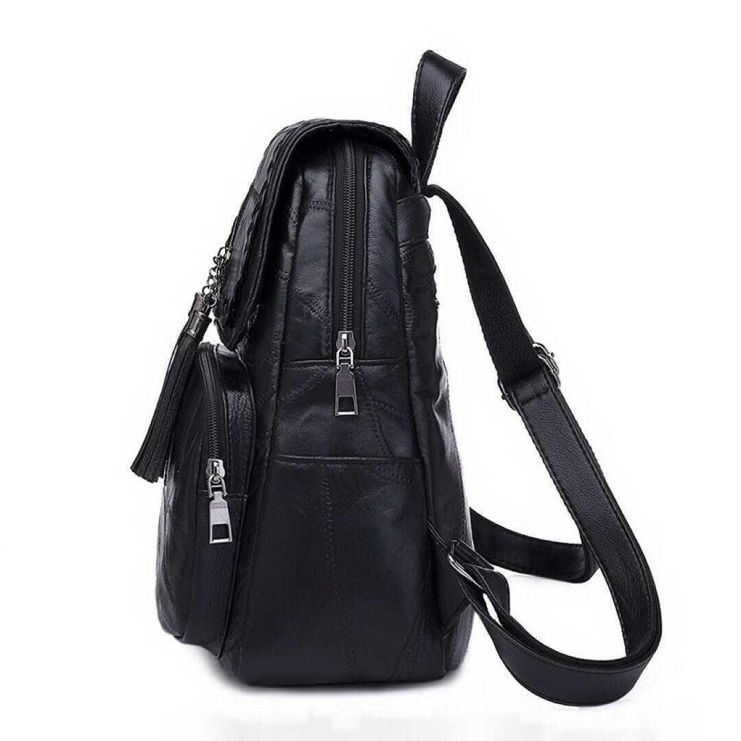 Fashion Leisure Women's Backpack Travel Soft PU Leather Handbag Shoulder Bag