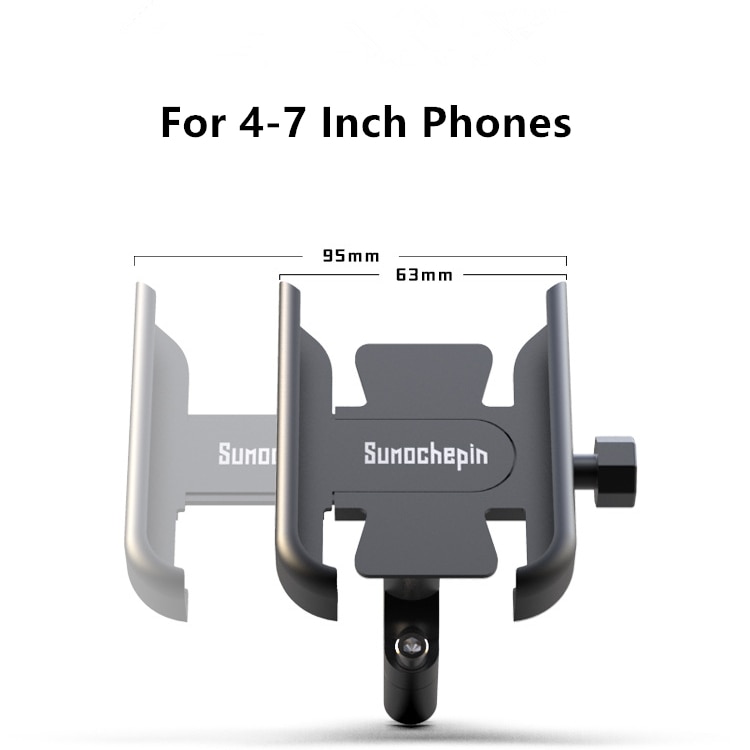 Bike Phone Holder CNC Motorcycle Handlebar Mobilephone Support Aluminum Alloy 360 Rotation MTB Road Bicycle Mount Accessories