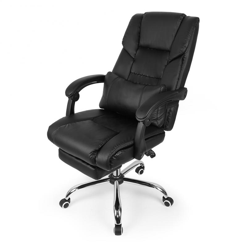 Chair High Back Gaming Chair Recliner Computer PU Leather Seat Adjustable Office Lying Armchair with FootrestFurniture Office