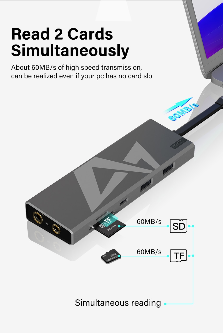 IKKO ITX01 tipi USB C HUB Dock istasyonu Splitter USB 3.2 adaptörü 10Gbps 10 in 1 Laptop için MacBook Pro Air Xiaomi PC aksesuarları