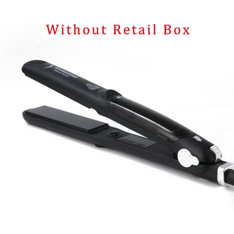 Professional Steam Hair Straightener 2 in 1 Ceramic Vapor Hair Iron Salon Straightening Curling Styling Tool