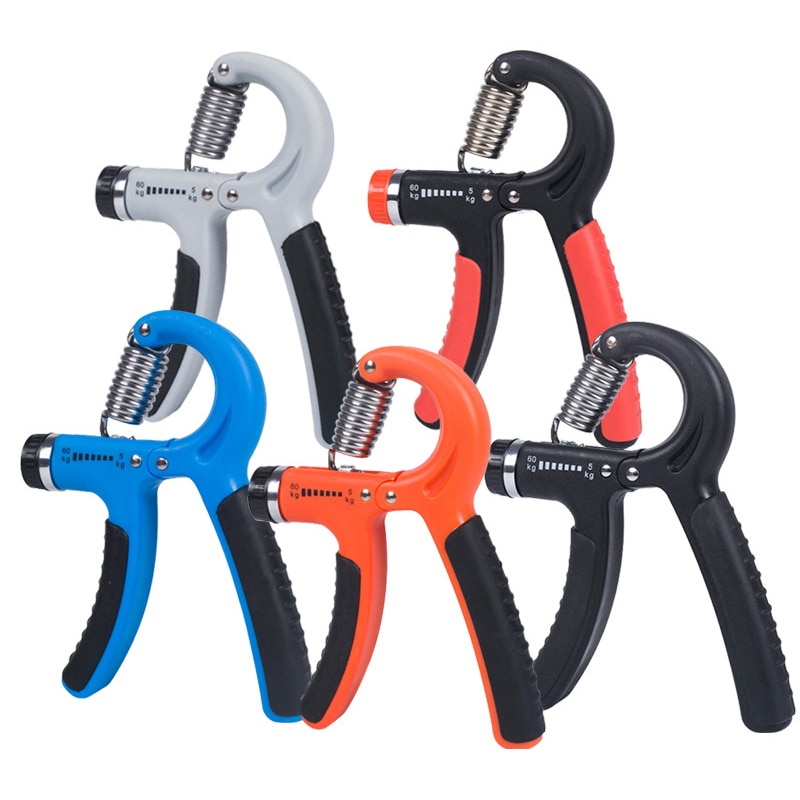 Adjustable R-Type Hand Grip Exercise Countable Strength Exercise Strengthening Pliers Spring Finger Pinch Wrist Expander