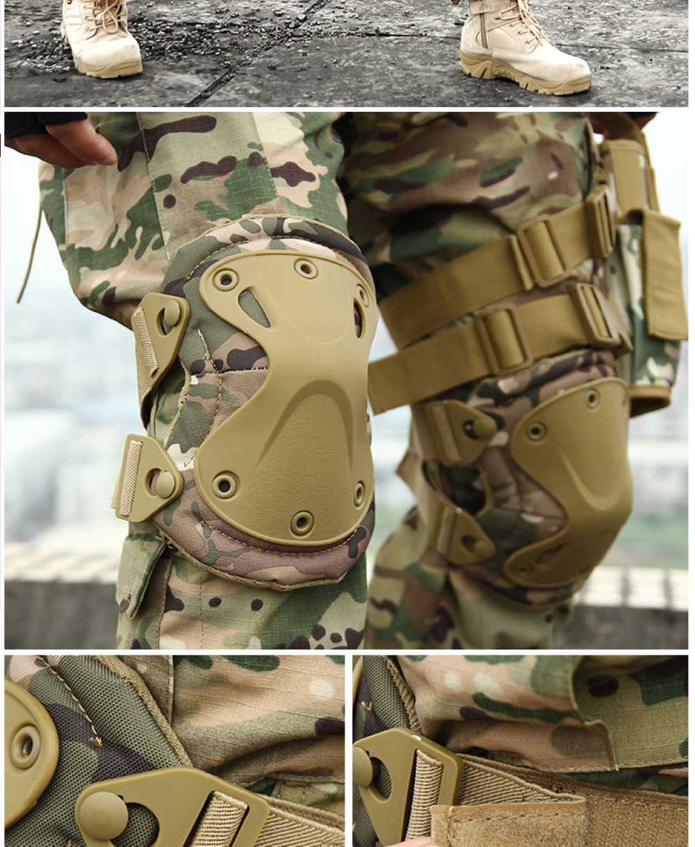 Tactical Knee Pads Elbow Outdoor Sport Hunting Safety Gear Protective Pads Military Protector Army Airsoft Elbow Protector