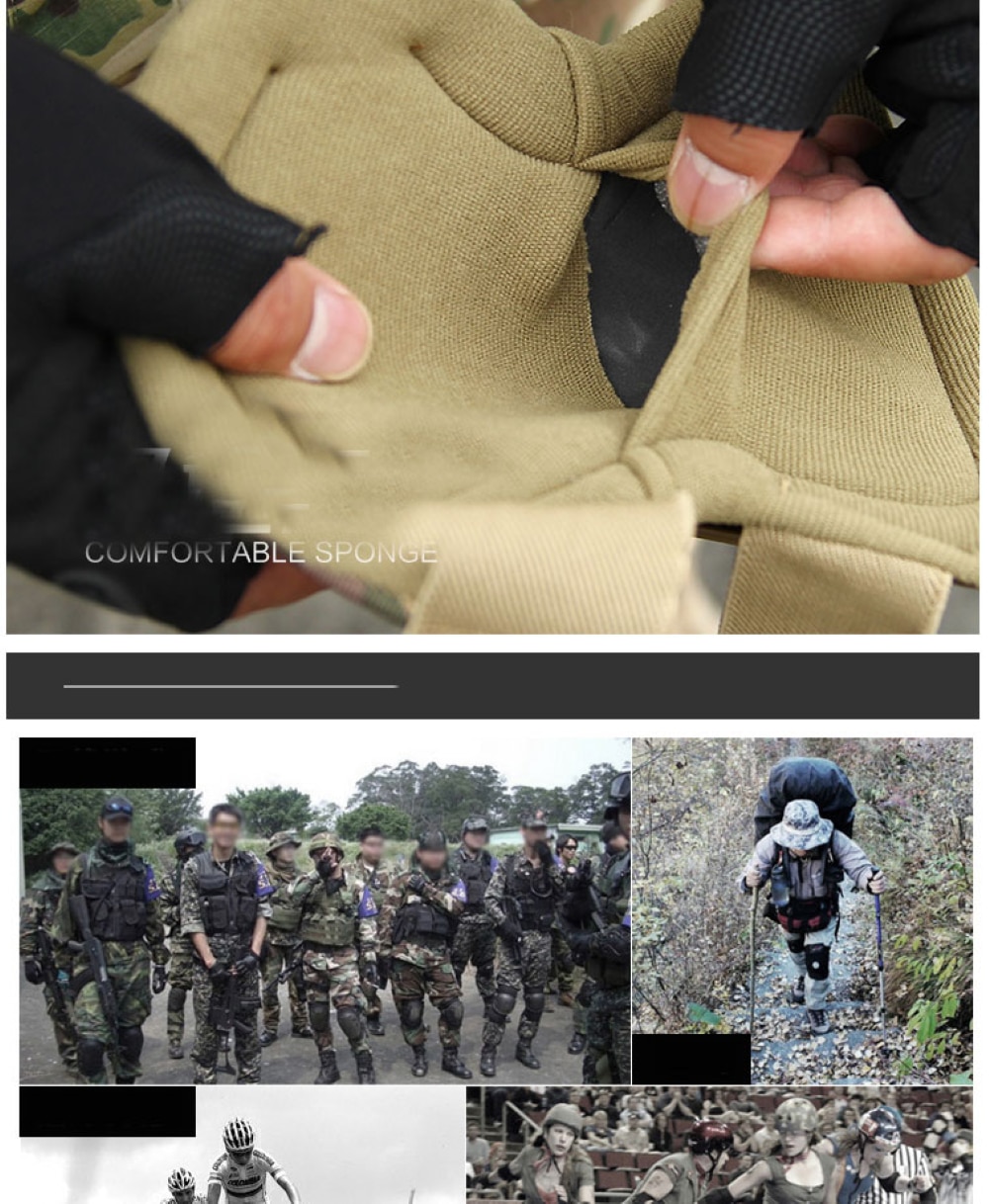 Tactical Knee Pads Elbow Outdoor Sport Hunting Safety Gear Protective Pads Military Protector Army Airsoft Elbow Protector