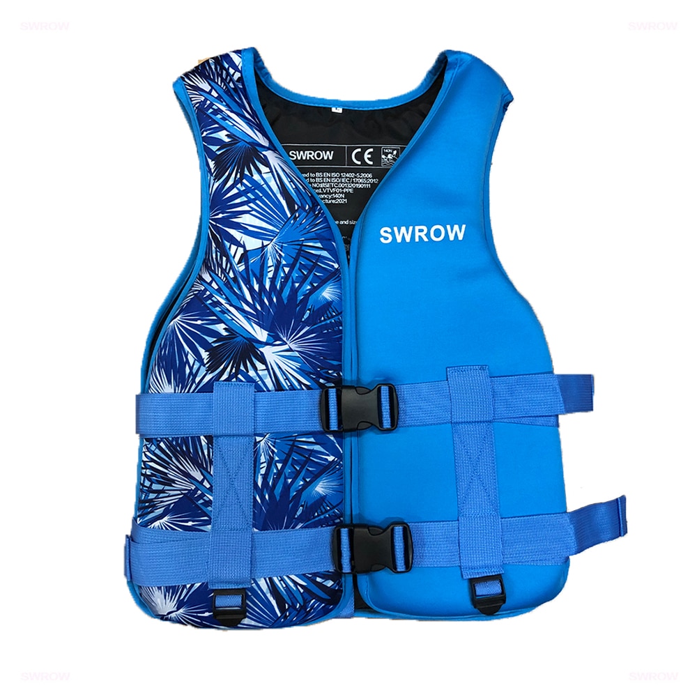 Neoprene Life Jacket for Adult Children New Water Sport Buoyancy Jacket Life Vest Swimming Boating Skiing Driving Vest Drifting