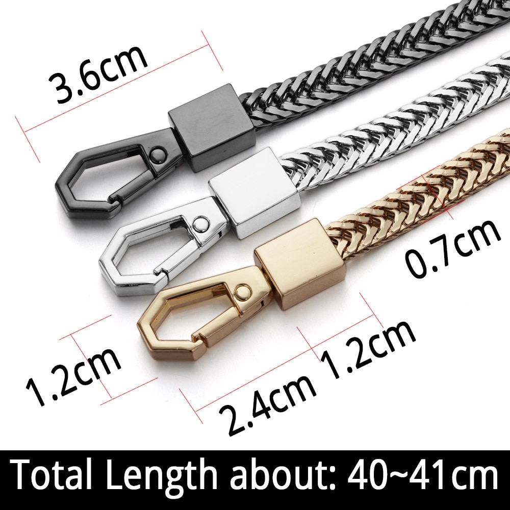 41cm Key Chains Long Metal Wallet Belt Rock Punk Trousers Hipster Pant Jean Keychain Clip Anti-lost Keyring Jewelry For Men