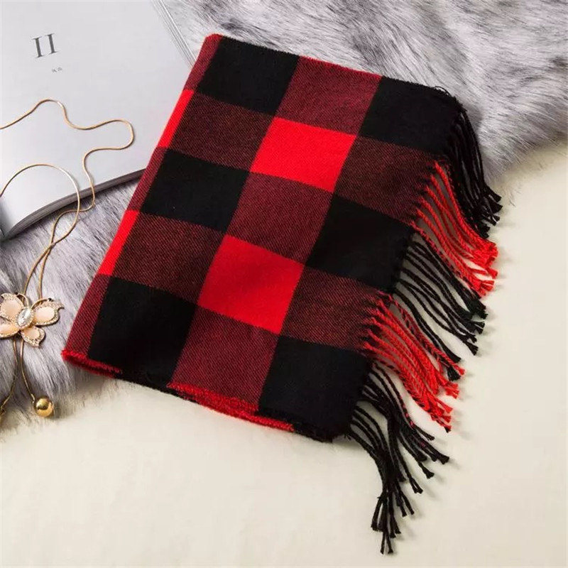 180*35cm Luxury Brand fashion classic lattice men soft scarf cashmere plaid scarves shawl UNISE wraps pashmina headband muffler