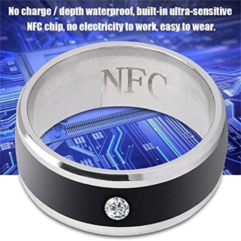 Smart Ring Wearable Technology Waterproof Unisex