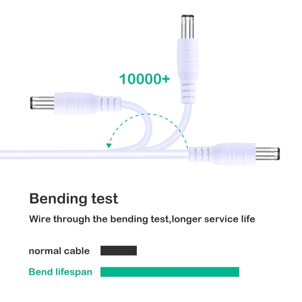 Power Cord Extend Wire 10M Cable For CCTV Camera Router