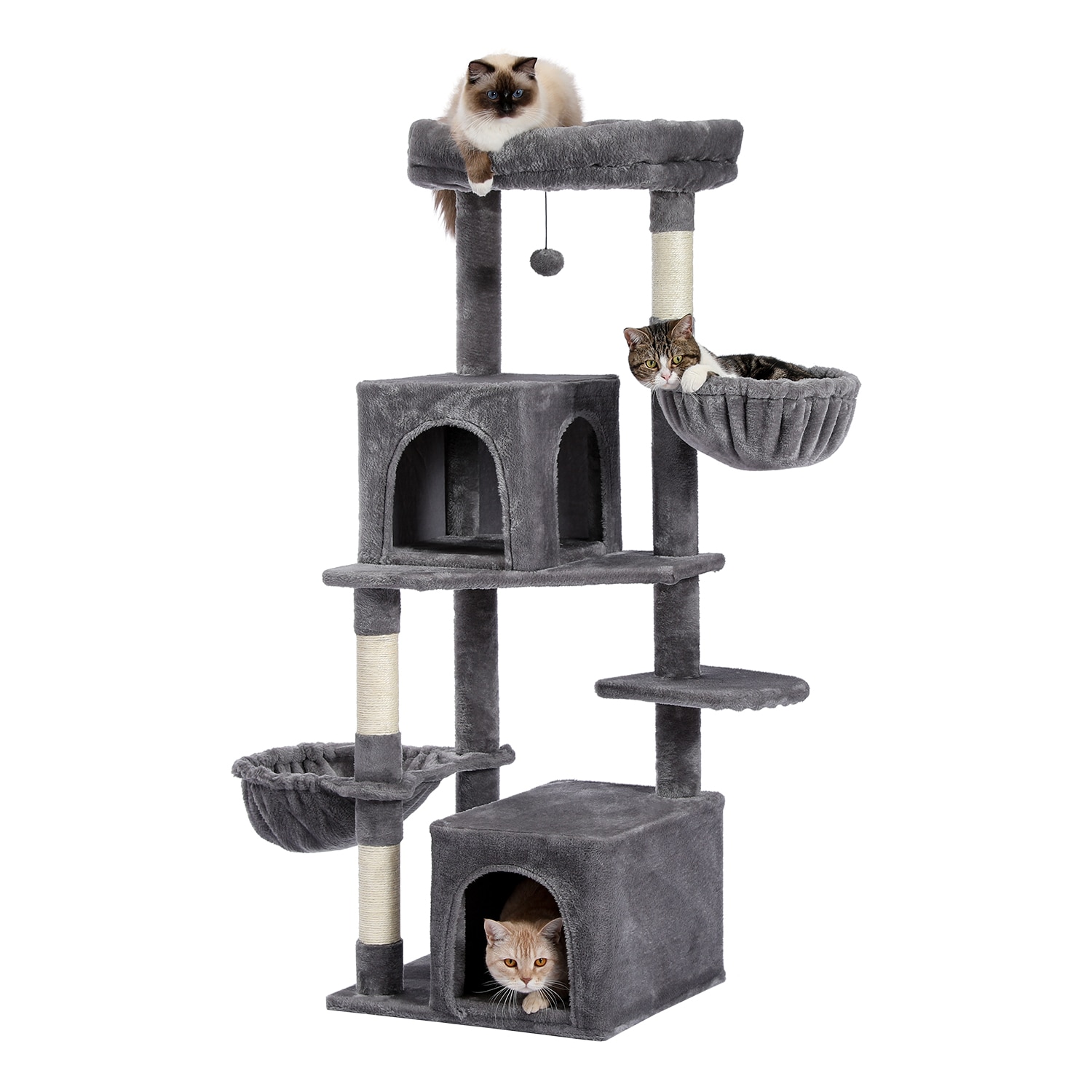 Luxury Pet Cat Tree House Condo Furniture Multi-Layer