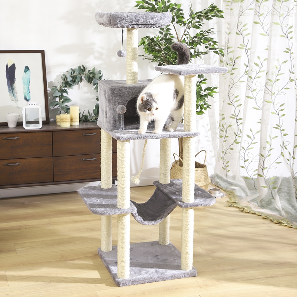 Luxury Pet Cat Tree House Condo Furniture Multi-Layer