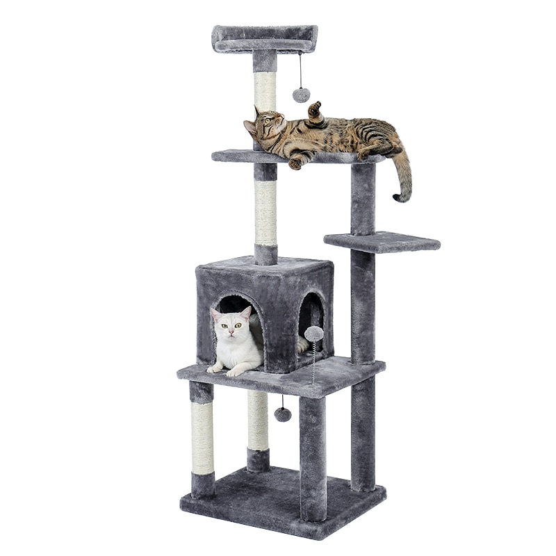 Luxury Pet Cat Tree House Condo Furniture Multi-Layer