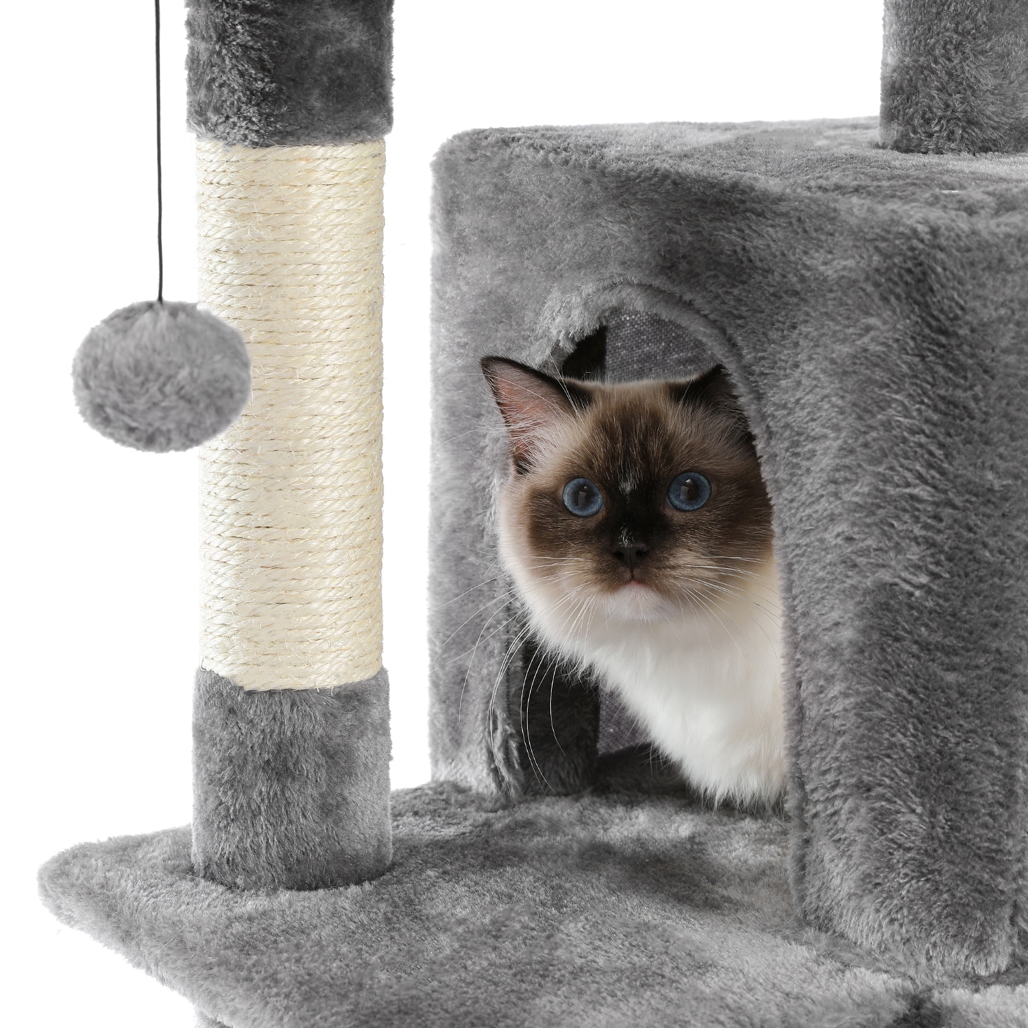 Luxury Pet Cat Tree House Condo Furniture Multi-Layer