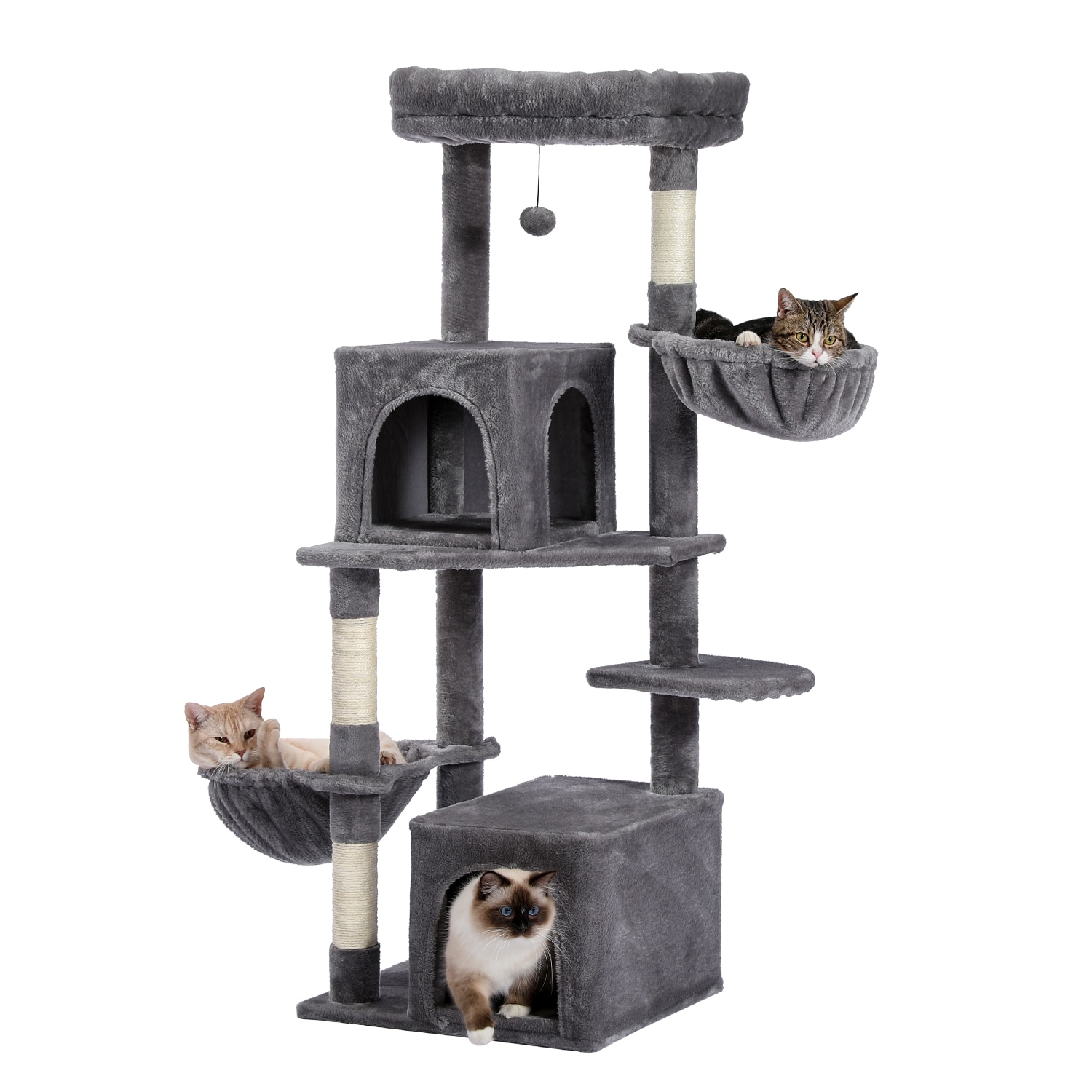 Luxury Pet Cat Tree House Condo Furniture Multi-Layer