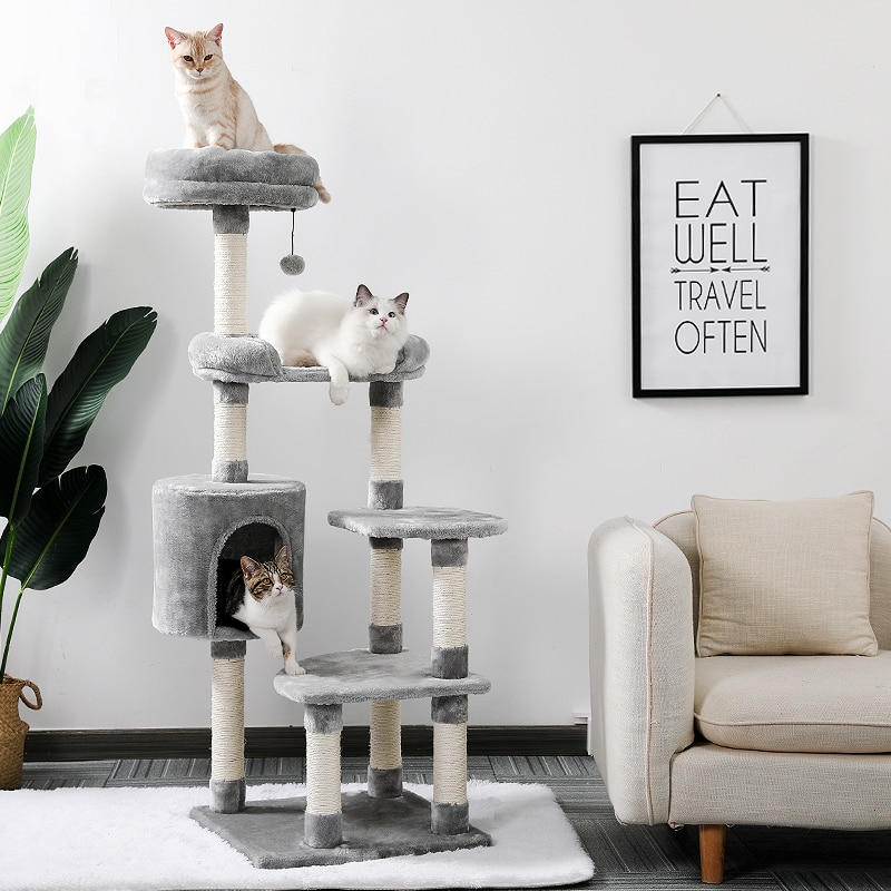 Luxury Pet Cat Tree House Condo Furniture Multi-Layer