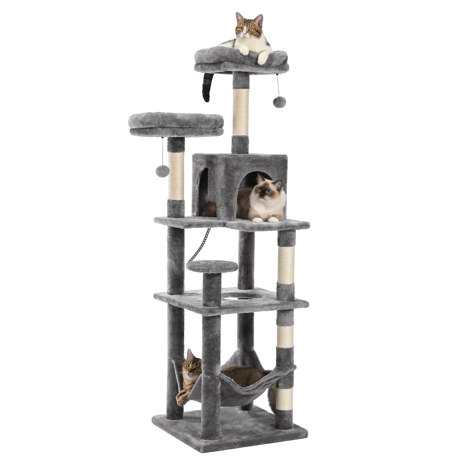 Luxury Pet Cat Tree House Condo Furniture Multi-Layer