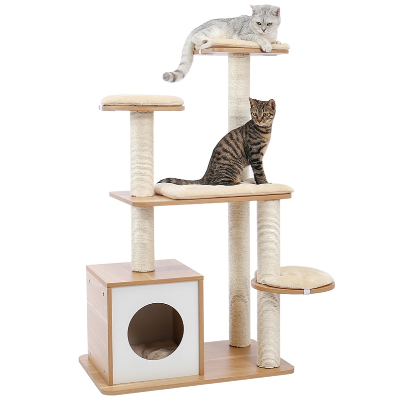 Luxury Pet Cat Tree House Condo Furniture Multi-Layer