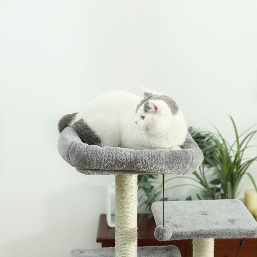 Luxury Pet Cat Tree House Condo Furniture Multi-Layer