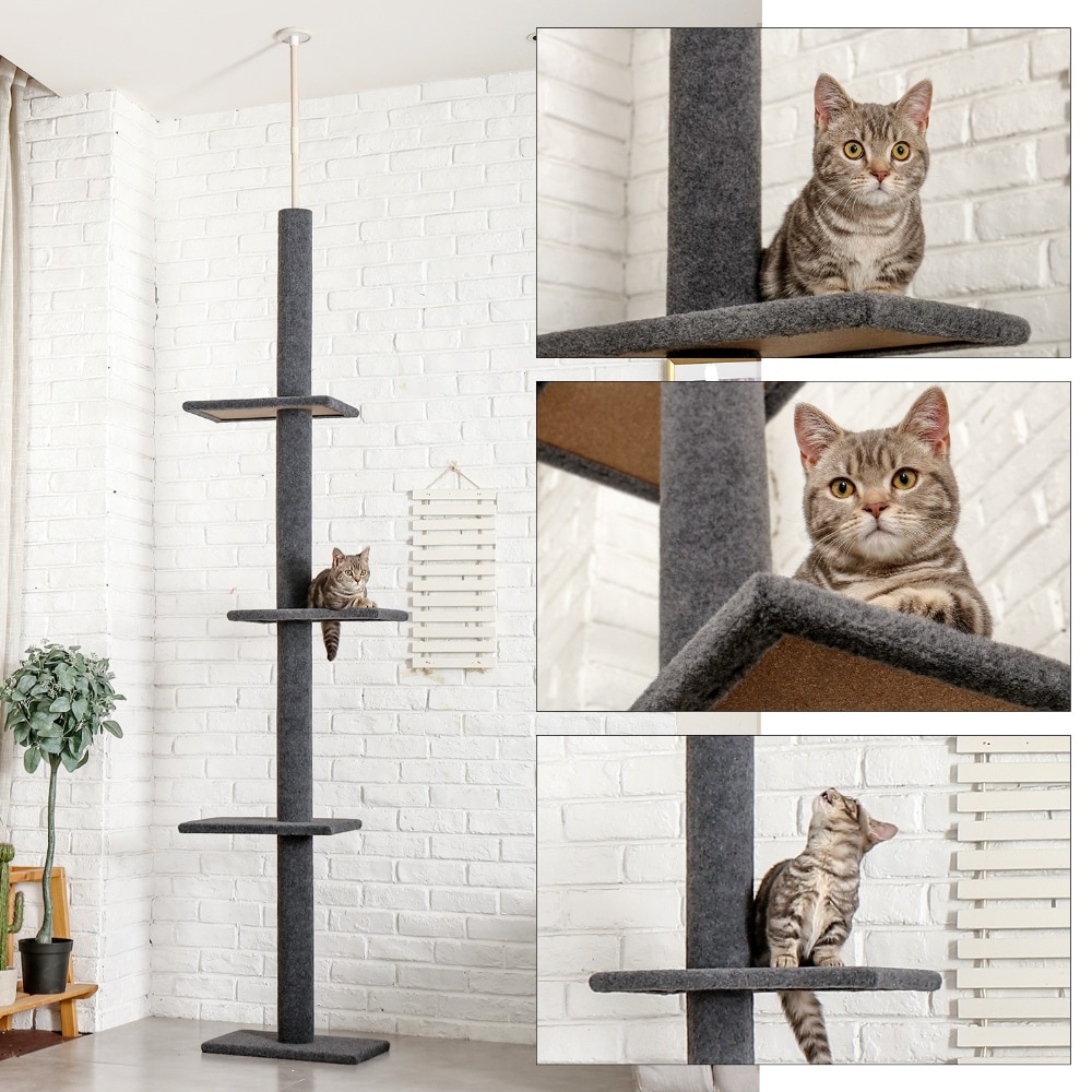 Luxury Pet Cat Tree House Condo Furniture Multi-Layer