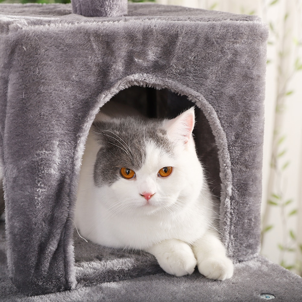 Luxury Pet Cat Tree House Condo Furniture Multi-Layer