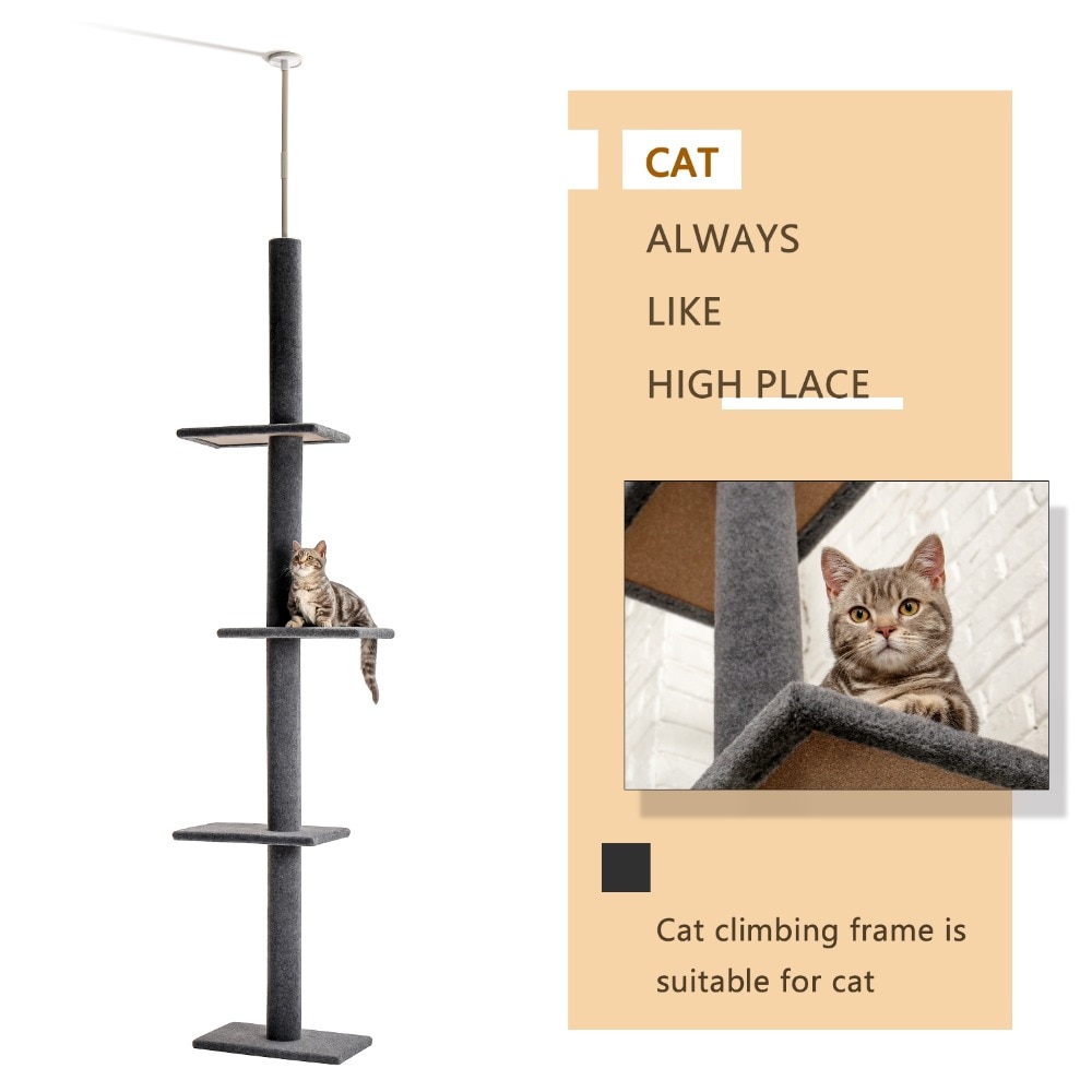 Luxury Pet Cat Tree House Condo Furniture Multi-Layer