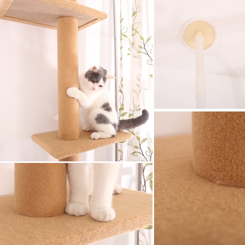 Luxury Pet Cat Tree House Condo Furniture Multi-Layer