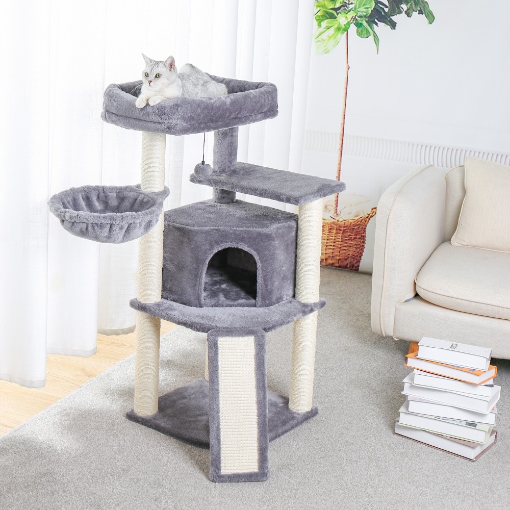 Luxury Pet Cat Tree House Condo Furniture Multi-Layer