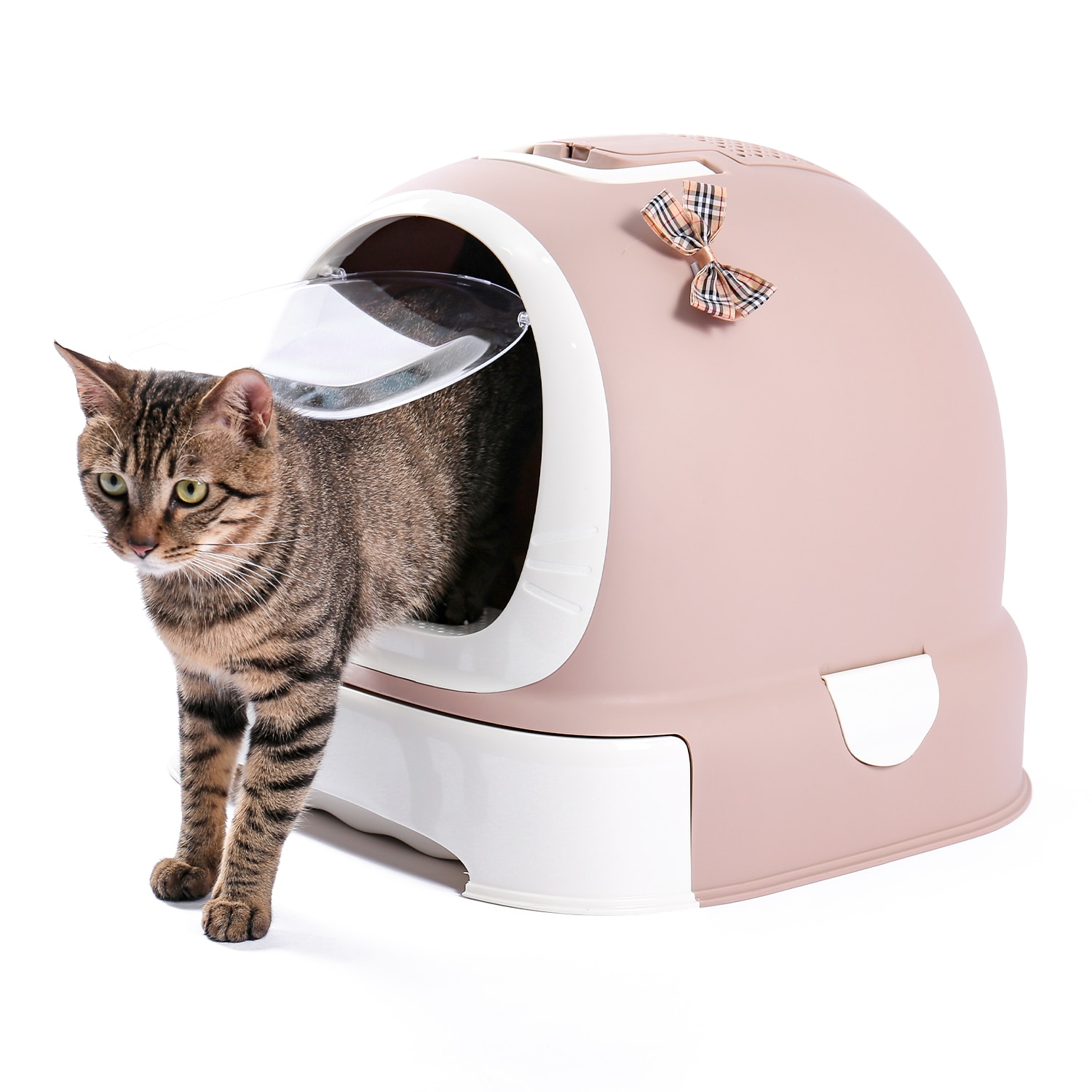 NEW Pet Cat Toilets Litter Box Durable Cats Bedpans Cat Training Kit Litter Bedpans Big Space Puppy Kitten Toilet Cleanness For