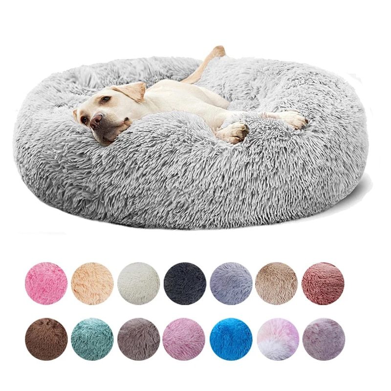 NEW Super Cat Bed Warm Sleeping Cat Nest Soft Long Pluh Best Pet Dog Bed Super Soft Cat Bed Dog Cat Product Accessories Dog Bed